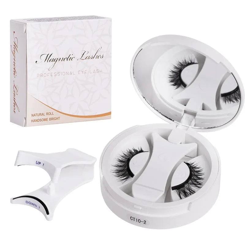 Magnetic false eyelashes with integrated soap holder portable beauty accessory CT10 series
