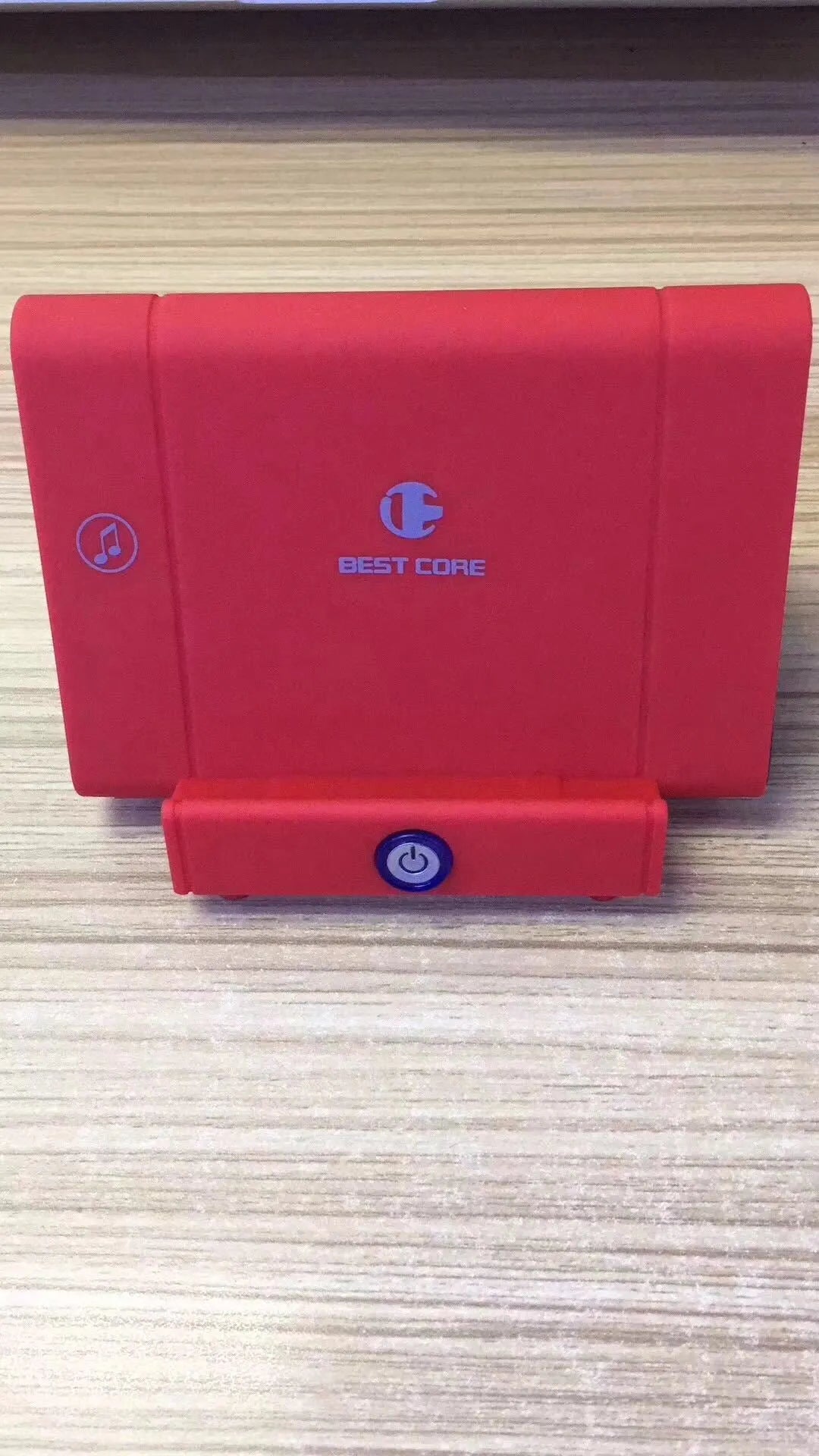Mobile phone stand speaker, 127x90x83mm, 3W mono, 750mAh, 5-6 hours, Micro USB, Pink Red Black Blue White