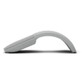 Folding Bluetooth wireless touch mouse shown in black colour with compact dimensions