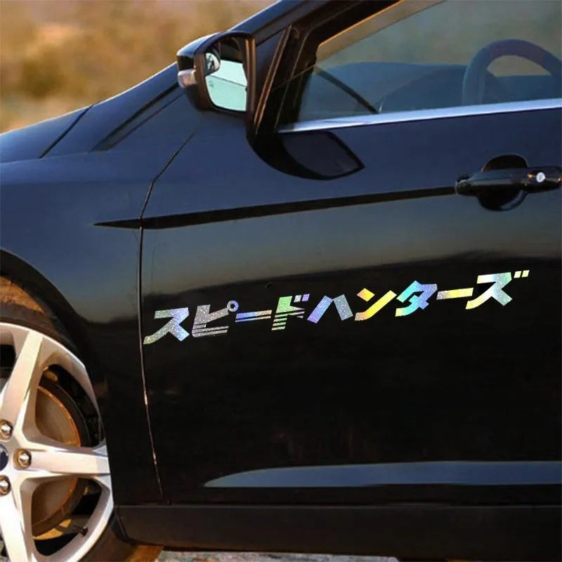Japanese style 100cm front windshield decorative sticker for cars