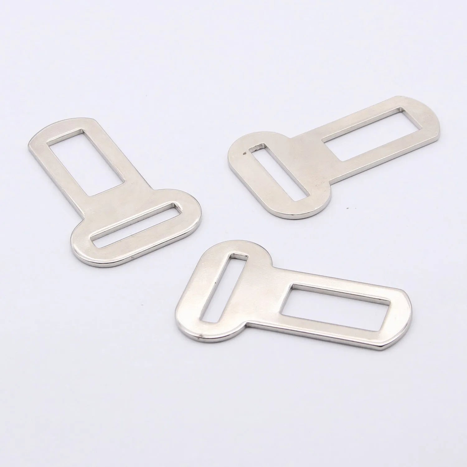 26mm silvery zinc alloy pet leash safety buckle with snap-hook design