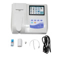 CONTEK BC300 semi-automatic biochemistry analyser unit on laboratory bench with touchscreen display.