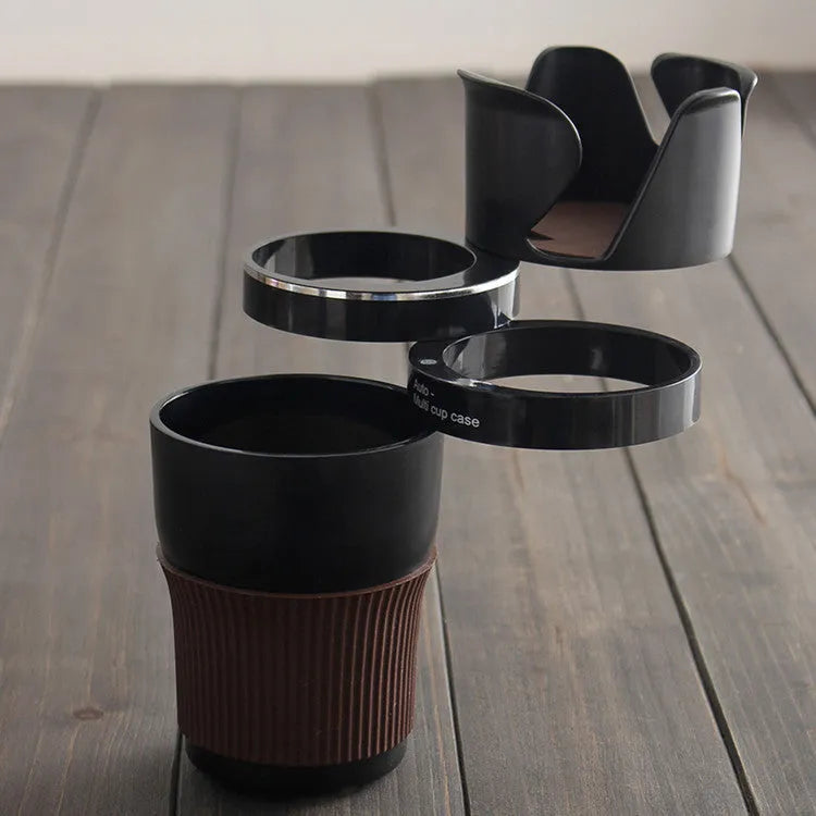 Car-mounted multifunctional storage cup holder and navigation bracket in five colour options