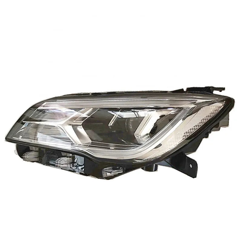 Car headlight replacement unit for 2018-2021 models, showing ABS housing and 9-line lens pattern