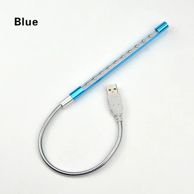 Aluminium alloy spiral USB LED night light in multiple colours