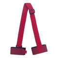 Fixed sewing skiing bandage with adjustable hook-and-loop strap in black, blue, pink, or red