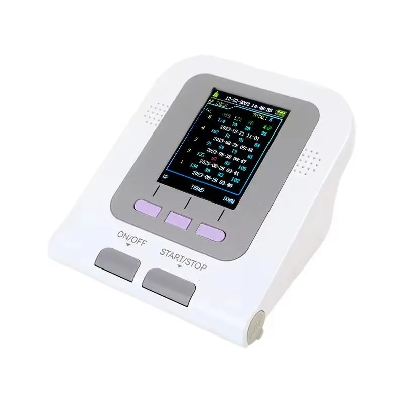 Veterinary digital blood pressure monitor with 2.8-inch colour LCD display and cuff for animal health monitoring