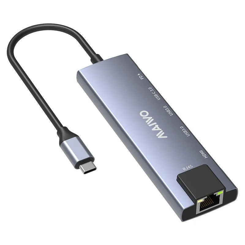 Steam Deck docking station with aluminium alloy shell, 15cm cable, HDMI and Ethernet ports