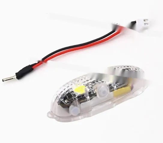 V3 wireless charging waterproof navigation light for scale models with 43mm size and LED colours