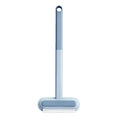 Multifunctional hair removal brush with flannel head and extension handle for cleaning pet hair, lint, and window screens.