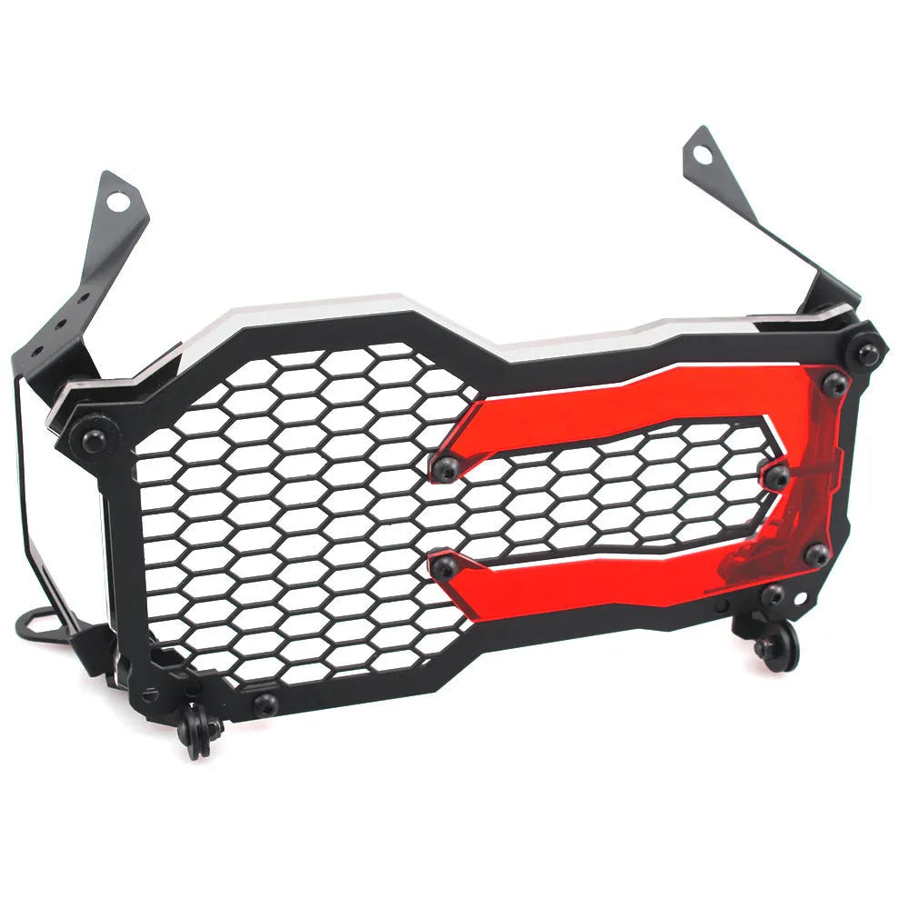 Motorcycle headlight protective cover for BMW GS models in assorted colours