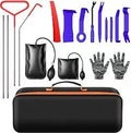 Car door concave repair tool set with stainless steel and plastic parts, multiple model options available
