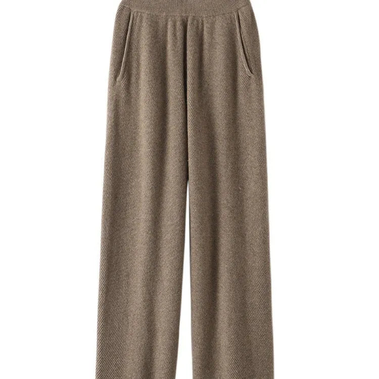 Women's thick cashmere leggings in free size with high elasticity shown in available colours