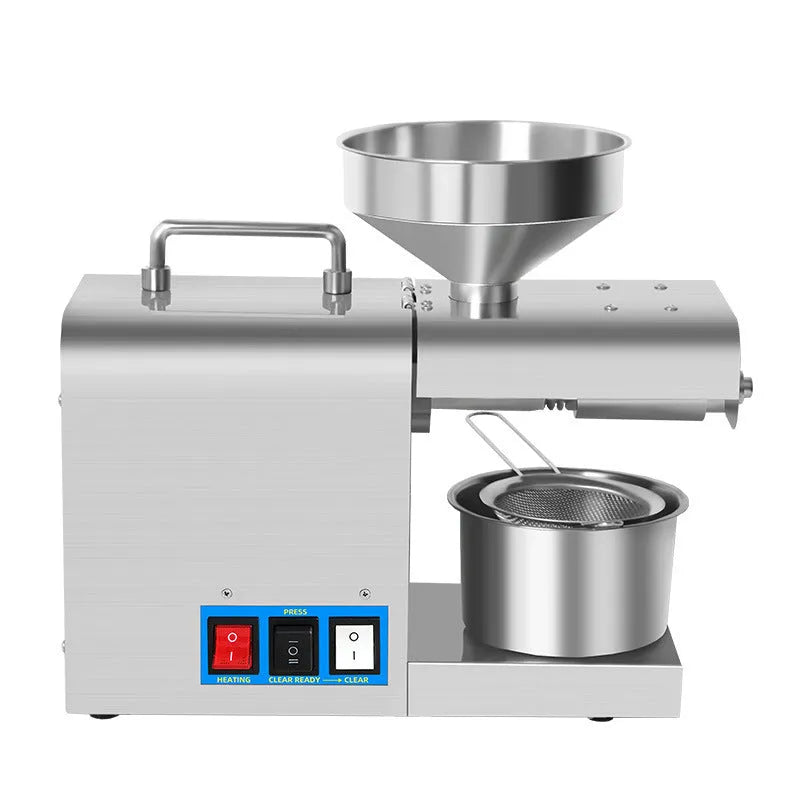 Xiangwei RG-311 and RG-312 household oil press appliance on kitchen countertop