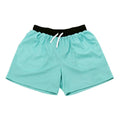 Men's mesh quick-drying shorts in black, featuring a solid colour design and mesh lining for athletic use