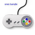 Super ConsoleX wired USB game controller with SNES-style button layout and USB cable