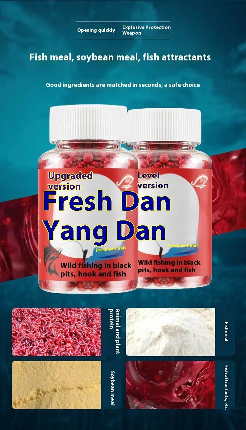 Bottle of Lazy Particle Crucian Carp grass green fishing bait for freshwater angling