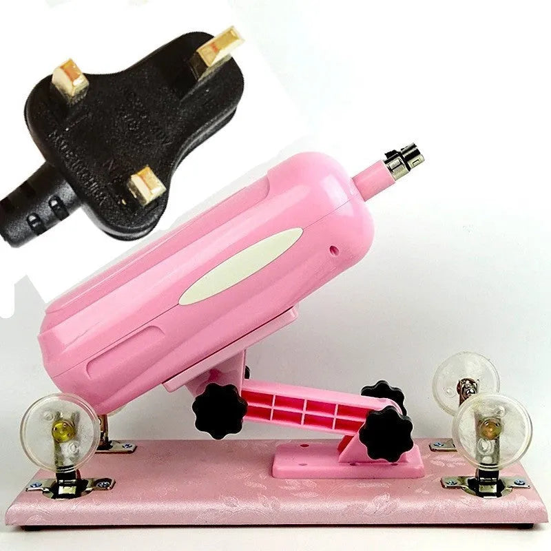 Bobb women's automatic telescopic thrusting sex tool in purple, black, or pink colours