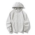 Thin nylon blend loose fit sports coat in various colours for outdoor leisure