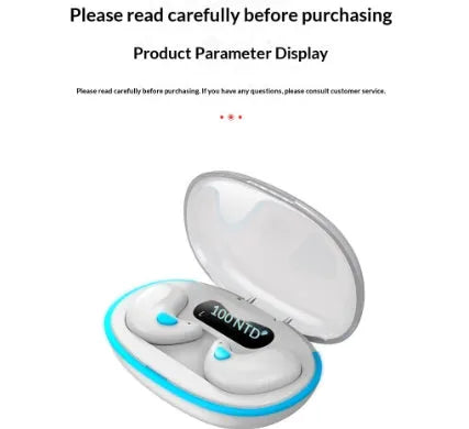 X55 Sleep wireless Bluetooth earbuds in black, skin and white with in-ear plastic design and low latency gaming function.