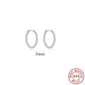 Twist S925 sterling silver twisted string round ring earrings with electroplated gold finish in 13mm size
