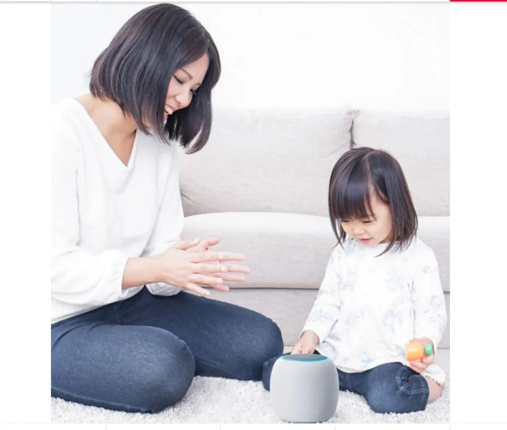 220VUS model artificial intelligence mini speaker with voice control functionality