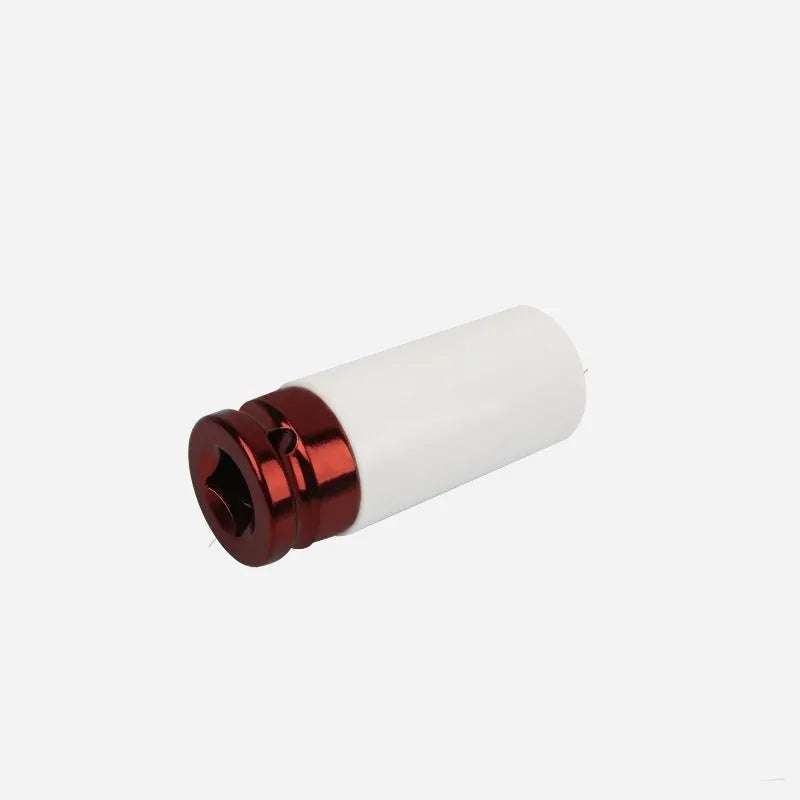 45# steel hexagon socket for pneumatic wrench in 17mm, 19mm, 21mm, and 22mm sizes.
