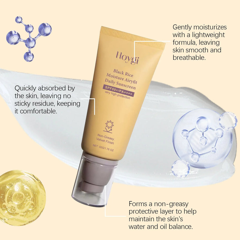 50g tube of mild moisturising protective cream with hyaluronic acid and rice extract