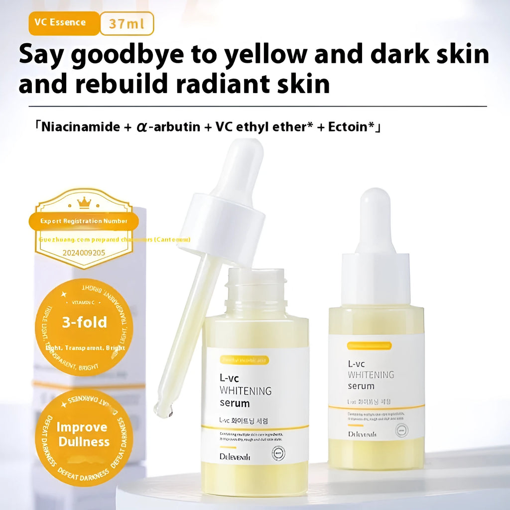 Yikedoyin VC Essence 37ml bottle, hydrating discolouration improvement facial serum