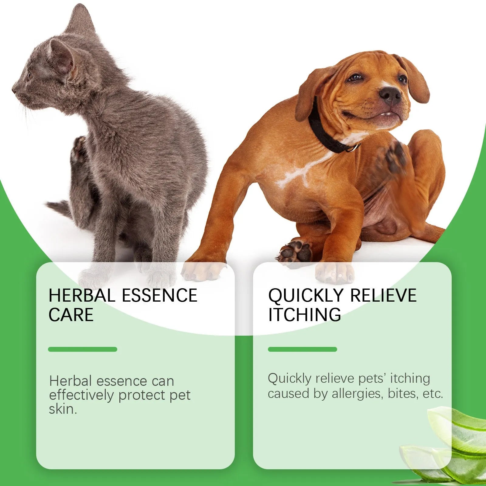 60g pet itch relieving cream tube for cats with tea tree oil and aloe vera extract