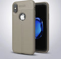 WeFor black PU leather and silicone phone case for OnePlus devices showing slim 2mm profile and precise cutouts