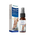 30ml bottle of leg care spray with menthol and ginger extract for massage