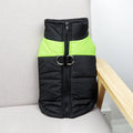 Cotton dog vest in casual style, sizes S to 5XL, available in blue, camouflage, pink, red, and yellow.