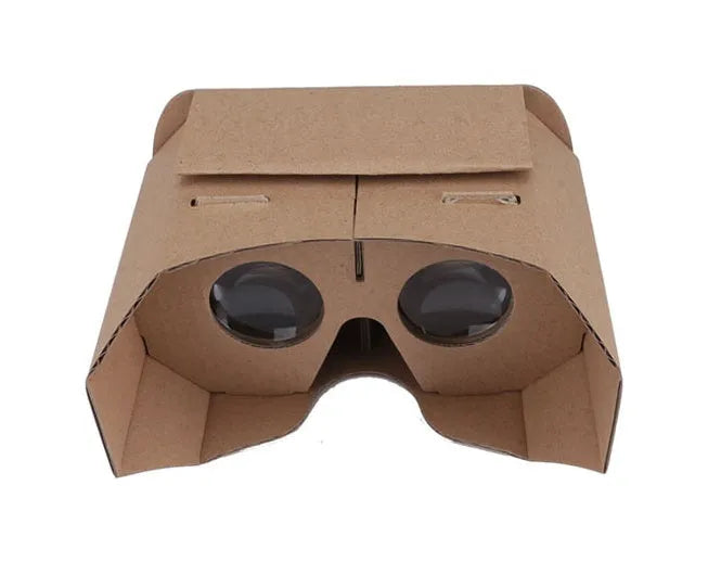 Virtual glasses with 3D carton design for mobile phones, 153mm by 83mm size, compatible with 4-6 inch screens