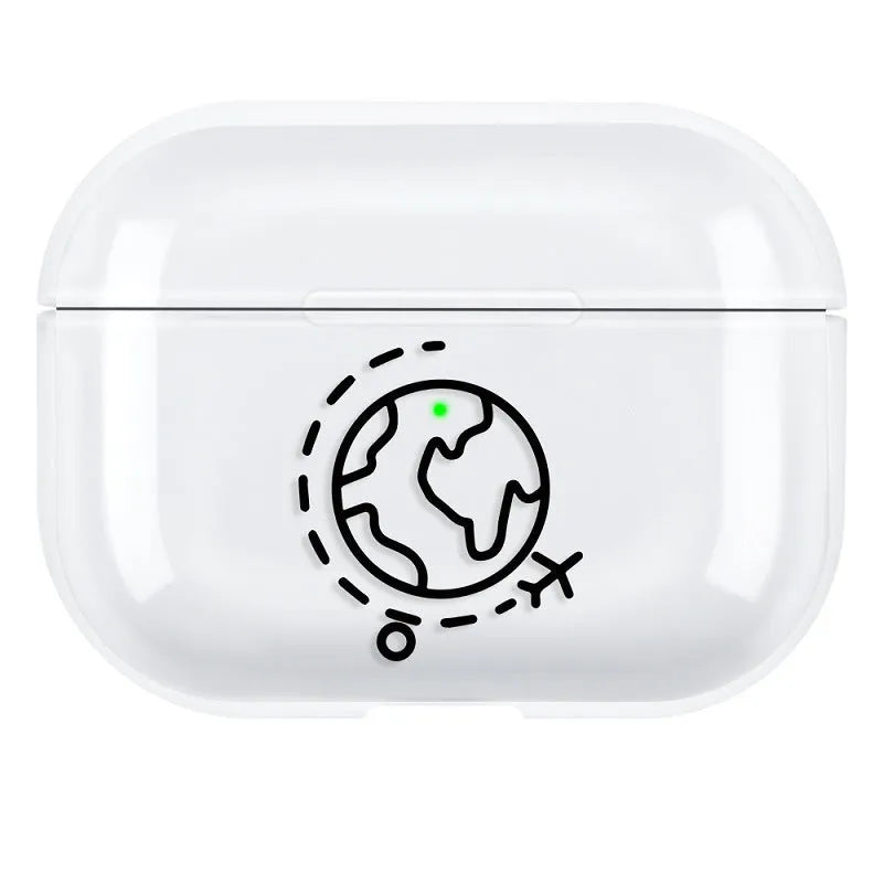 AirPods Pro 3 hard PC protective shell back cover case in a solid colour.