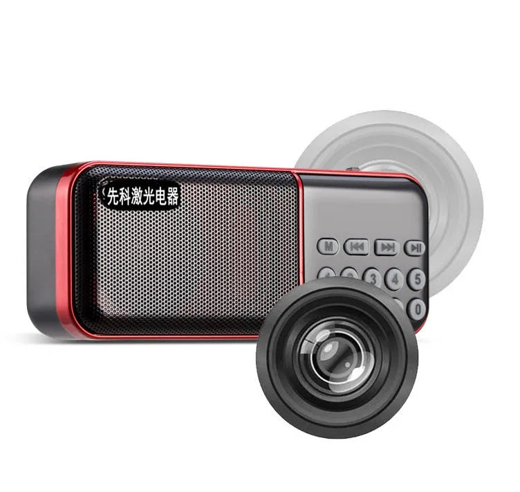 Black portable Walkman radio, plastic body, 120 x 32 x 47mm compact handheld radio