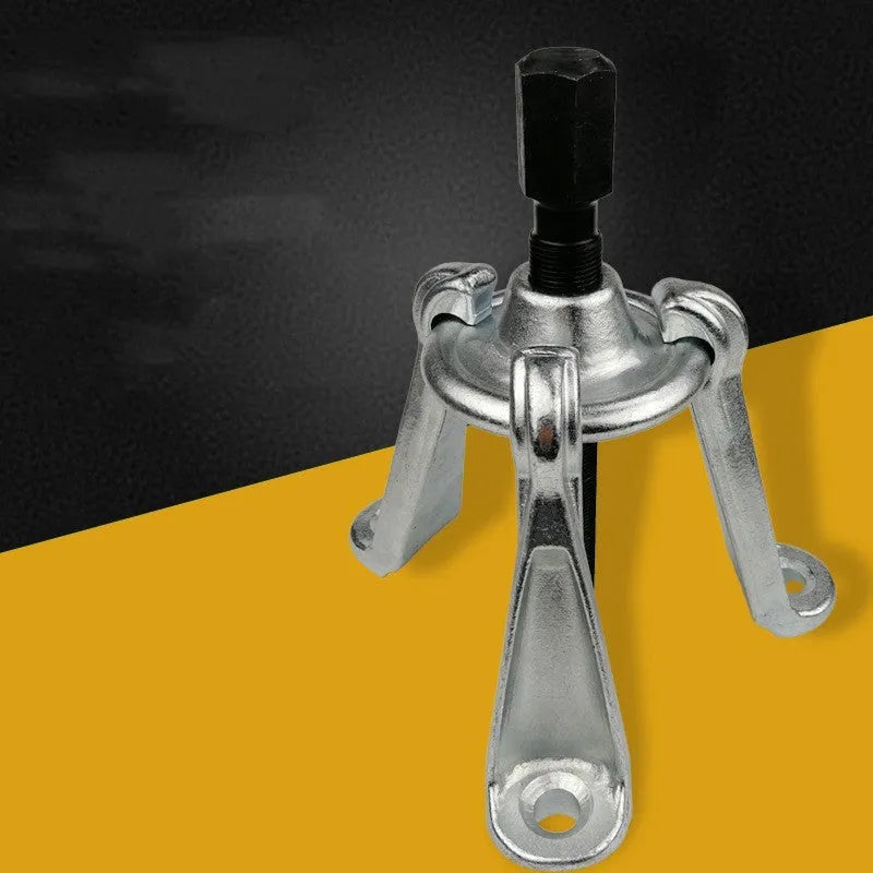 Hub puller dismantlement tool for electric tricycle and car brake drums in chrome vanadium steel.