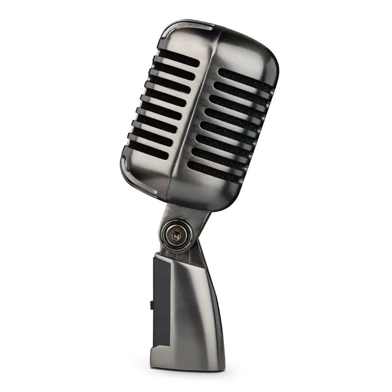 Retro-style condenser microphone with cardioid pickup for K-song and recording