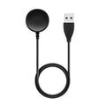Black plastic USB watch charger with wireless fast charging dock for smartwatches