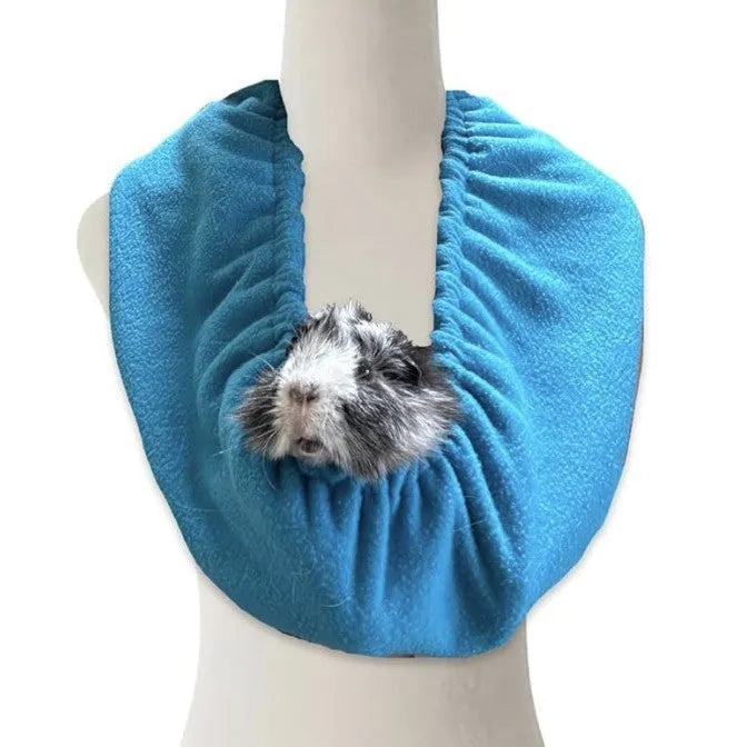 Small pet scarf in red, blue, or black, lightweight 227g warm outdoor neck accessory for dogs and cats