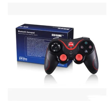 Upgraded X3 Bluetooth game controller in black or white with mobile clip for Android phones