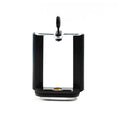 Black plastic U mobile phone clip bracket showing dimensions 8cm x 5cm x 3cm for universal phone attachment