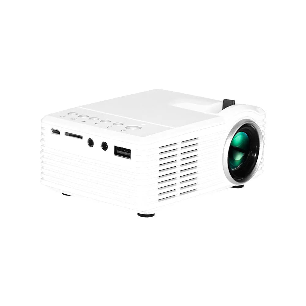 Sida SD30 children projector, single-chip LCD, 450 lumens, 320x240, 20-80 inch screen, USB SD AV, Black or White