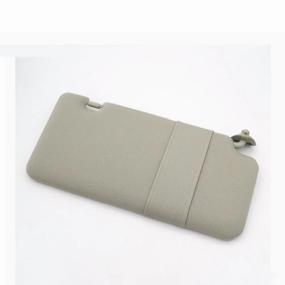 Beige sun visor with cosmetic mirror for Nissan Lida 2005-2012 measuring 43x23x8cm