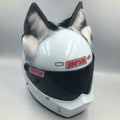 ABS helmet ornaments with animal ears and tails for motorcycle helmets in various colour options