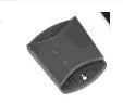 Aluminium alloy desktop tablet stand with adjustable clips and 360-degree rotation for tablets up to 10.5 inches