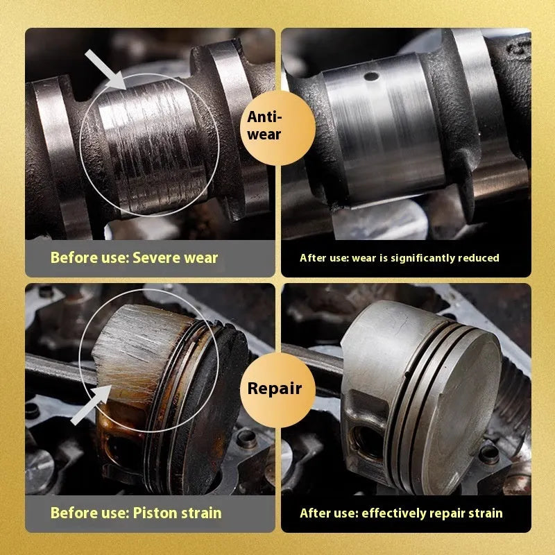 White-capped 60ml bottle of automobile engine anti-wear oil additive