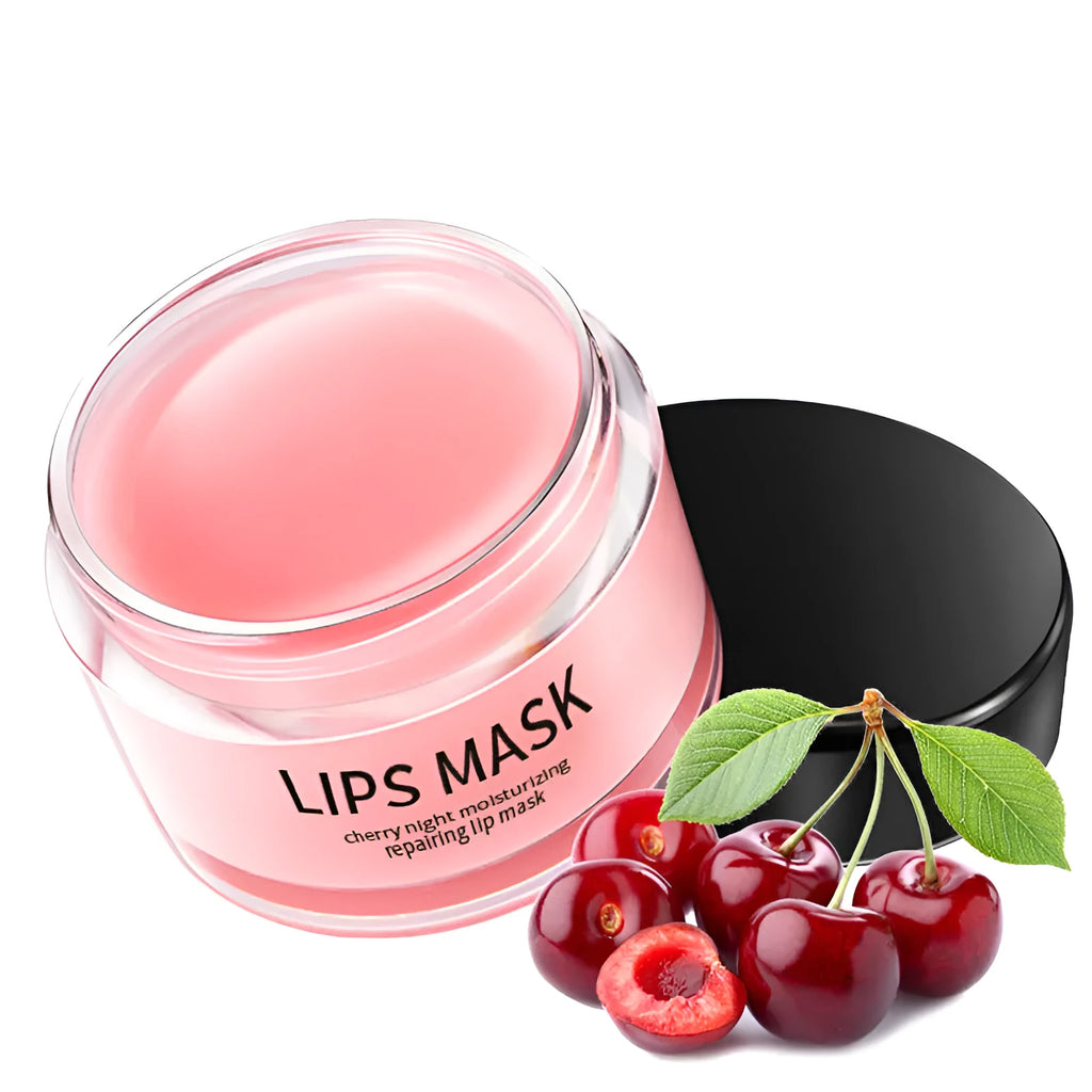 Boxed 20-30g lip mask skincare product for moisturising and nourishing dry lips.
