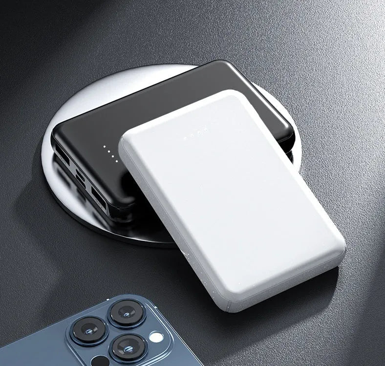 Black and white electric heating vest power bank with 10000mAh/5000mAh capacity options