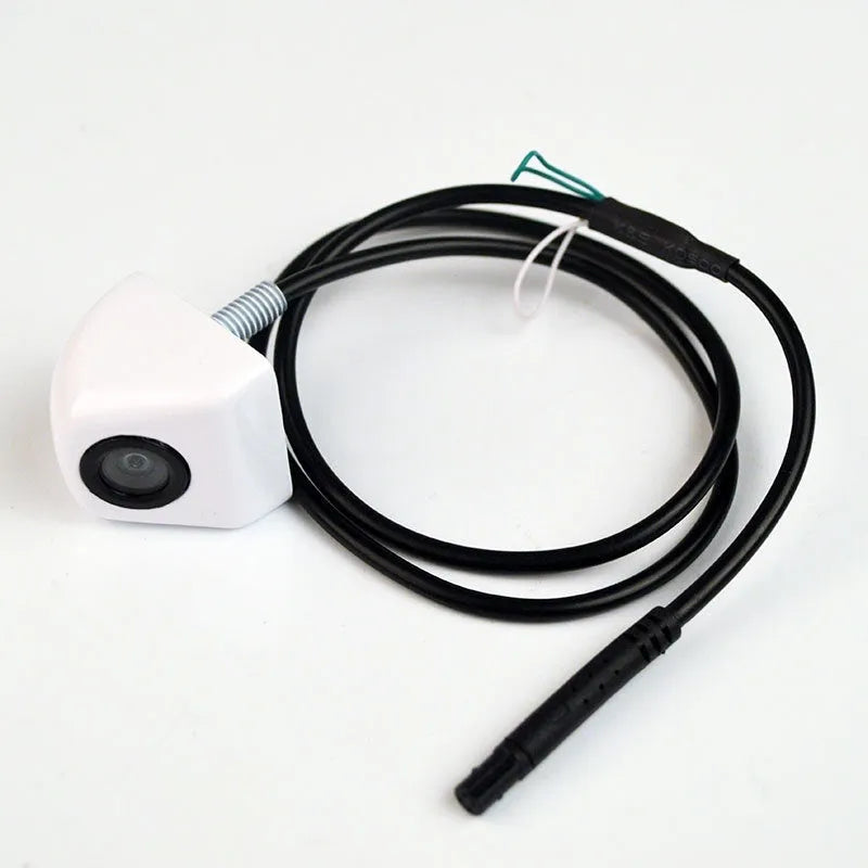 Screw plug-in HD car night vision waterproof rearview camera with metal shell in black finish